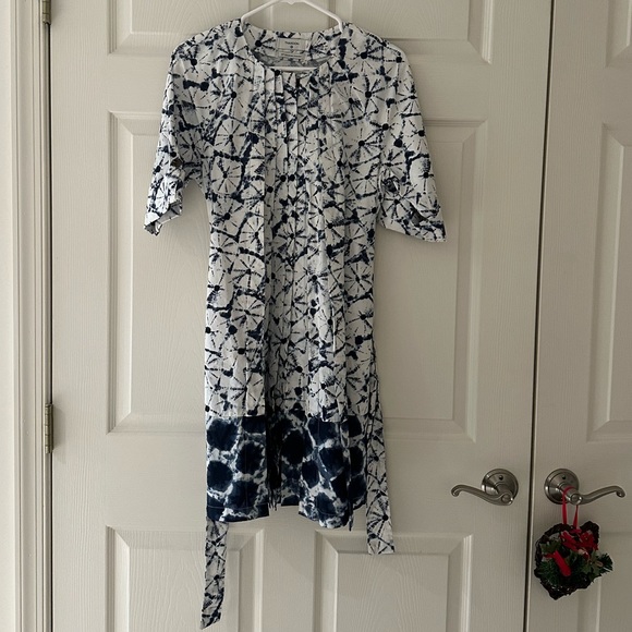 New!!! Thakoon for Target Anniversary Dress Shibori Indigo - Picture 1 of 5